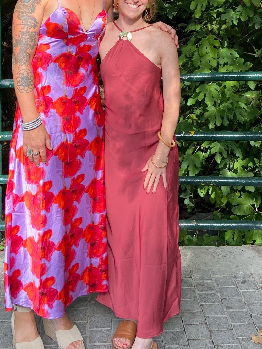 Alter’d State Halter Maxi Dress Burgundy burnt red